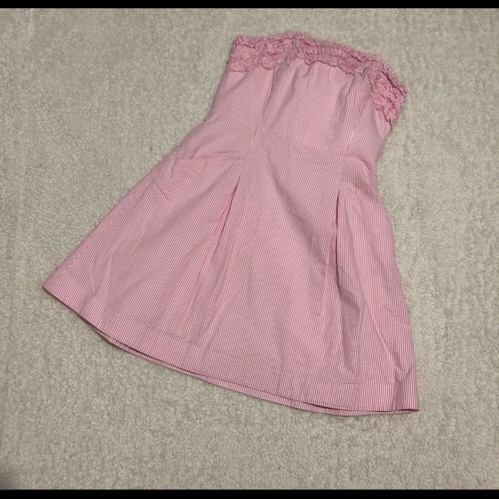 lilly pulitzer strapless dress